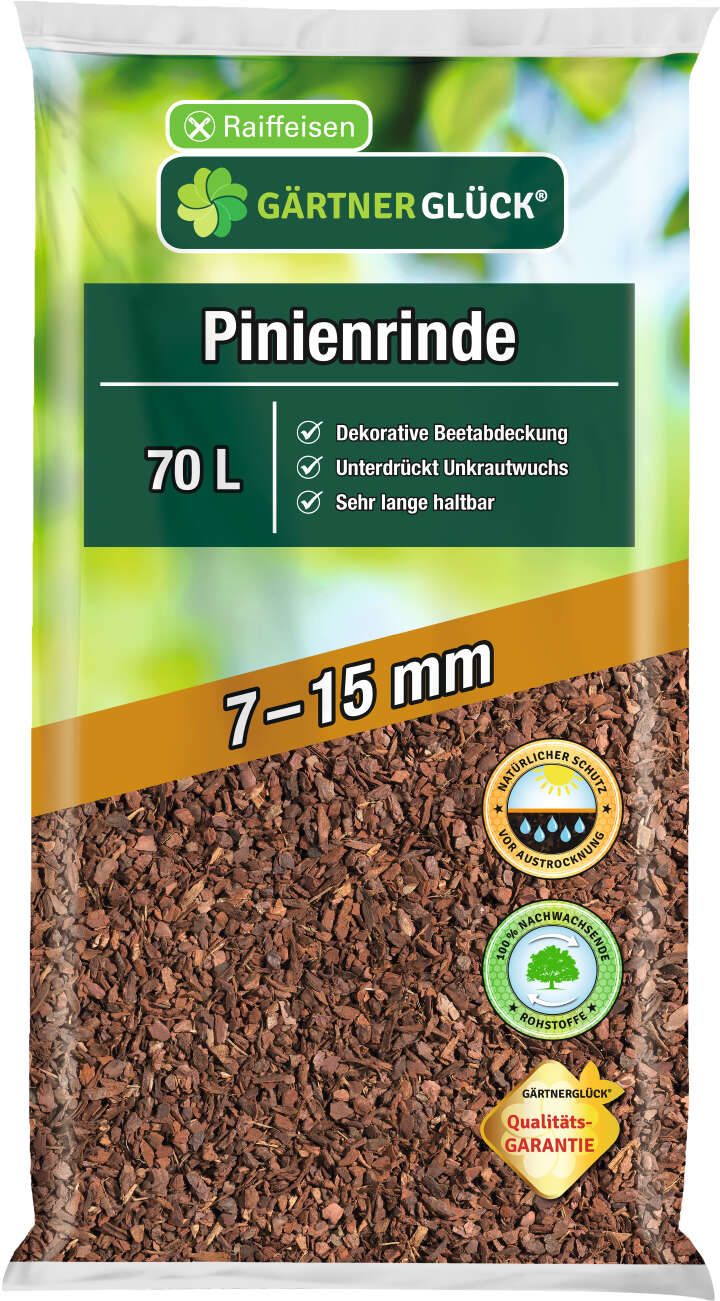 GÄRTNERGLÜCK Pinienrinde 715 mm raiffeisenmarkt.de